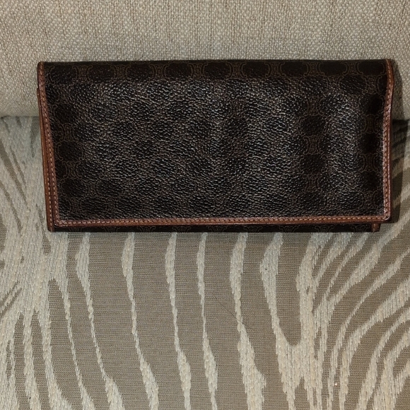 Celine Handbags - Celine Macadamia Brown Wallet Vintage